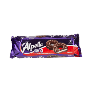 Alpella Ring Chocolate Coated biscuit With Marshmallow Filling