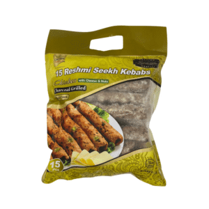 Crown Foods Chicken Reshmi Seekh Kebabs 15Pcs
