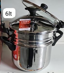 Pentola A Pressione Royal Swiss 6L – Acciaio Inox 26cm